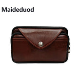 Men's Leather Waist Bag Fanny Pack Bum Bag