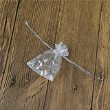 50Pcs/lot Organza Drawstring Bag Wedding Favor Gift Bag Candy Bags