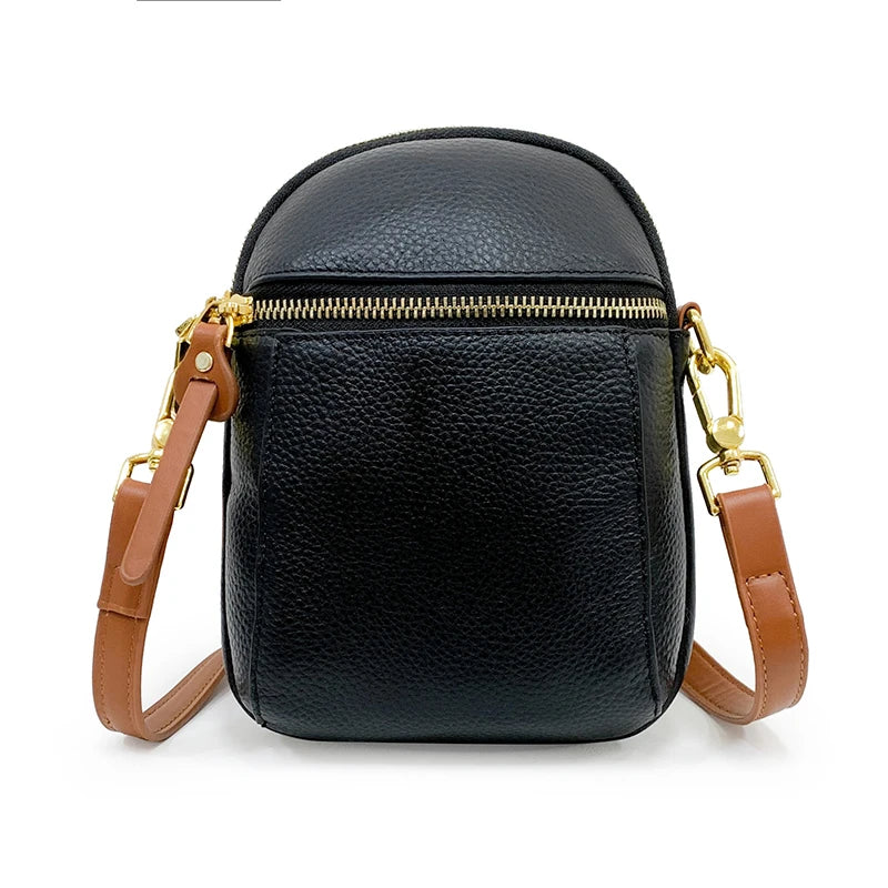 Classcial Hot Leather First Cowskin Shoulder Bags Women Small Purse