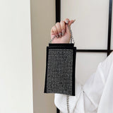Diamonds Phone Bag Mini Small Handbag Women Shoulder Bag