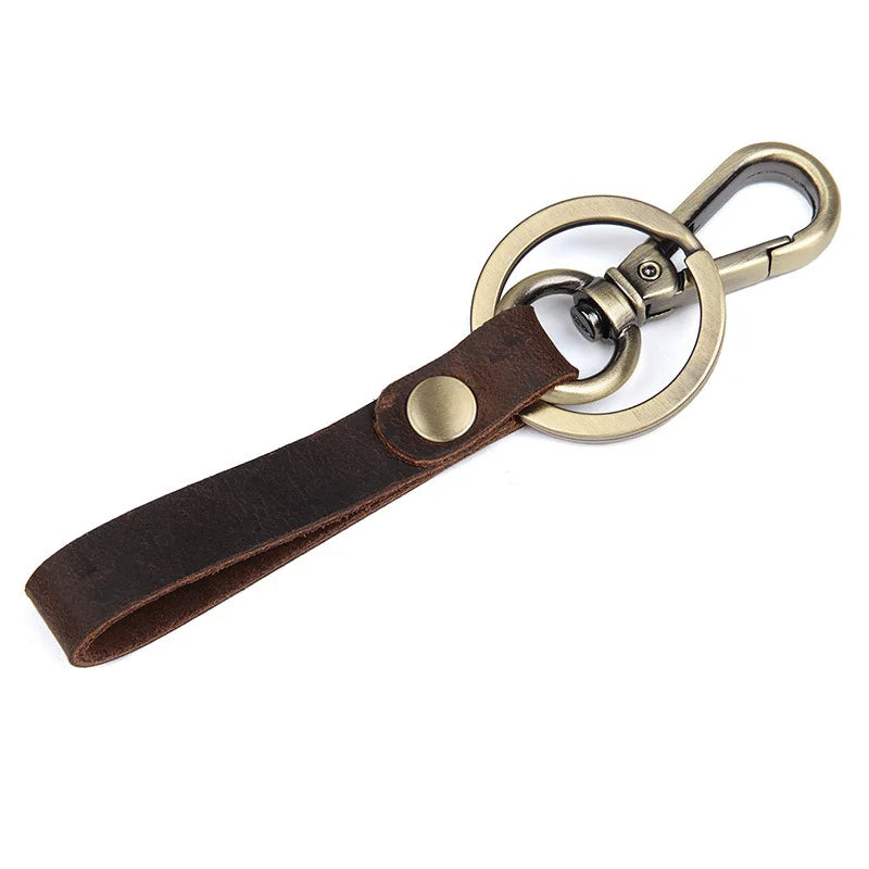 Metallic Key Wallets Keychain Leather Key Organizer Holder Mini Men