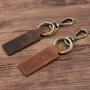 Metallic Key Wallets Keychain Leather Key Organizer Holder Mini Men