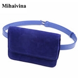 Women Leather Belt Bag Waist Bags Travel Pouch Pack Lady Waist Packs