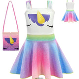 Rainbow Unicorn Bag Women Shoulder Messenger Funny Cartoon Bag