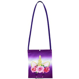Rainbow Unicorn Bag Women Shoulder Messenger Funny Cartoon Bag