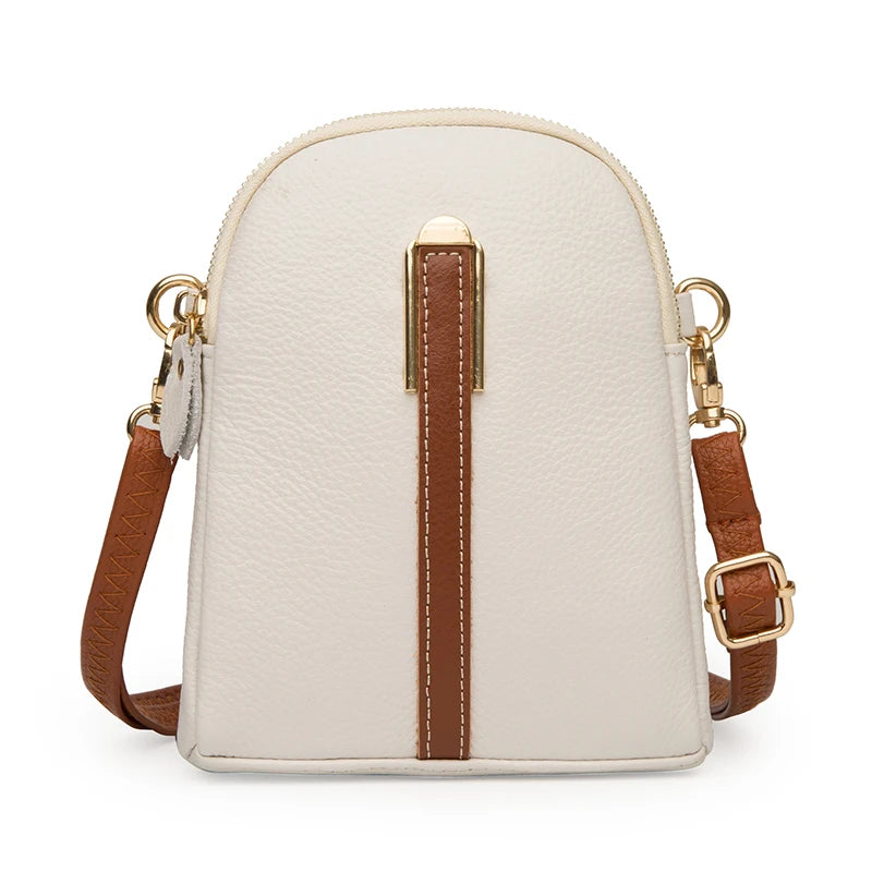 Leather Handbag First Layer Cowhide Shoulder Bag