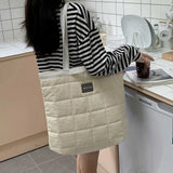 Puffer High Handbag Shopping Tote Bag