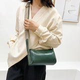 Real Leather Cowskin Lady Handbags Sholder Bags Women Purse
