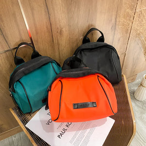 Small Nylon Backpack Purse High School Bag Travel Bag