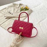 Women's Tote Bag Shoulder Flap Handbag PU Leather Purse