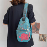 Waterproof Fabric Chest Package Lady Bags