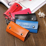 Leather Key Wallet Holder Case Organizer Car Keychain Wallet Bag