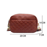 Solid Color Wide Strap Crossbody Bag for Women