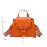 Wide Strap Crossbody Bag Women Handbag Purse Small Square Shoulder Bag Tote