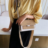 Wide Strap Flap Women's Bag Female Shoulder Bag Ladies Crossbody Bags Purse