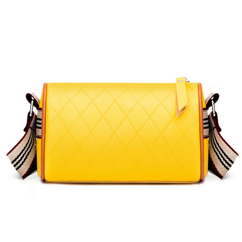 Leather Shoulder Bag Ladies Zipper Handbag High Women's Messenger Bag