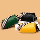 Leather Shoulder Bag Ladies Zipper Handbag High Women's Messenger Bag