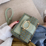 Wide Strap Shoulder Bags for Women Lady Handbags and Purses Chain Messenger