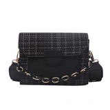 Women's Wide Strap Shoulder Bag Lady Handbag Purse