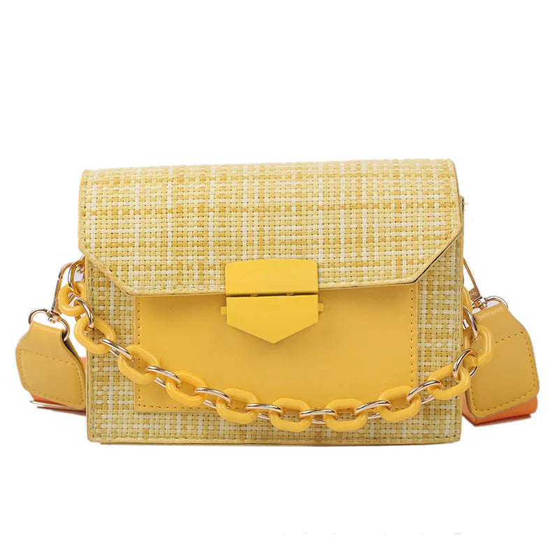 Wide Strap Shoulder Bags for Women Lady Handbags and Purses