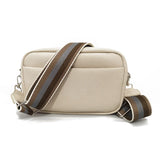 Wide Strap Women Bags Shoulder Crossbody Solid Classic Ladies Handbags