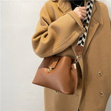 Large Capacity Bucket Bag Shoulder Bag Diagonal Bag