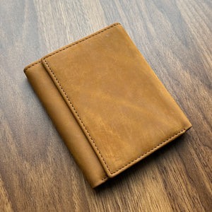 Trifold Leather Wallet for Men Christmas Gift Love From Wife
