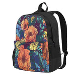 Wild Flowers Backpacks Men's and Women's School Bag