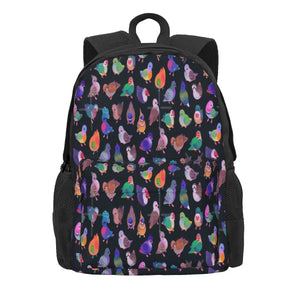 Wild Pigeon Backpacks Men's & Women's Print Backpack