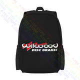 Wilwood Disc Brakes Logo Engineering Racing Street Parts Large Capacity Backpack