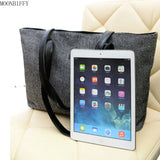 Fresh Wind Canvas Shoulder Bag Large Handbags for Female Students