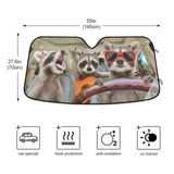 Foldable Sun Visor Glass Cover for Car