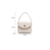 Wine Red Leather Shoulder Bag for Women