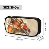 Wing Of Fire Pen Box Student School Anime Zipper Pen Bag Child Stationery Bag