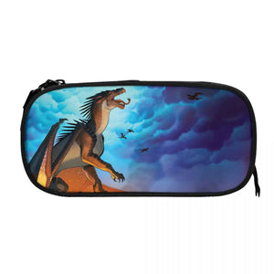 Wing Of Fire Pen Box Student School Zipper Bag