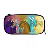 Wing Of Fire Pen Box Anime Zipper Pen Bag Child Stationery Bag