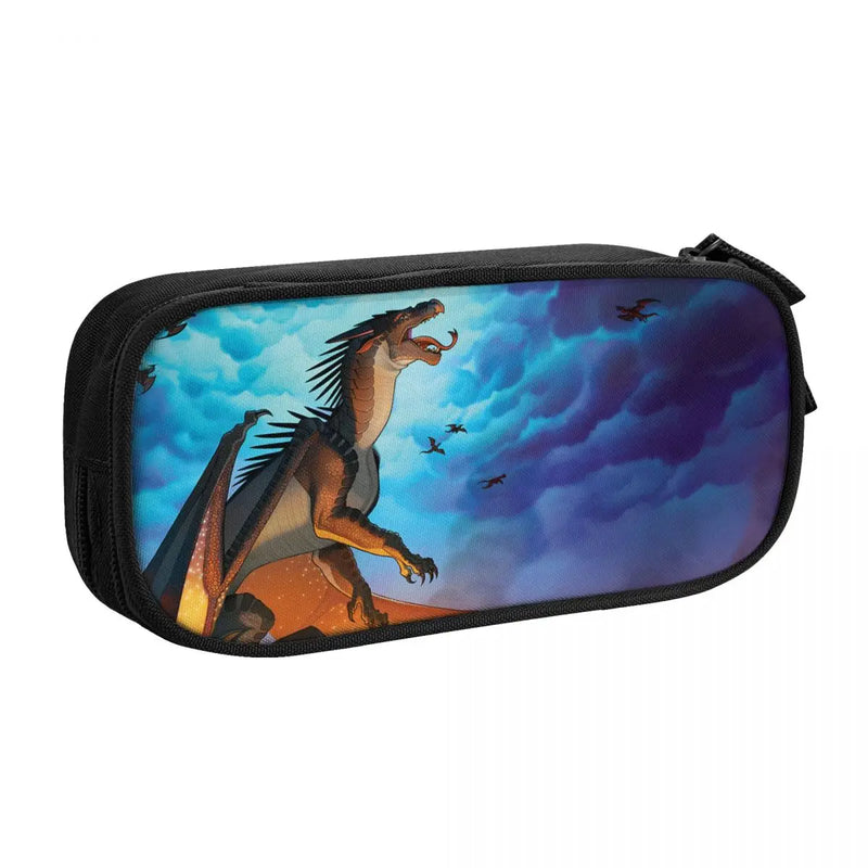 Wing Of Fire Pen Box Student School Zipper Bag