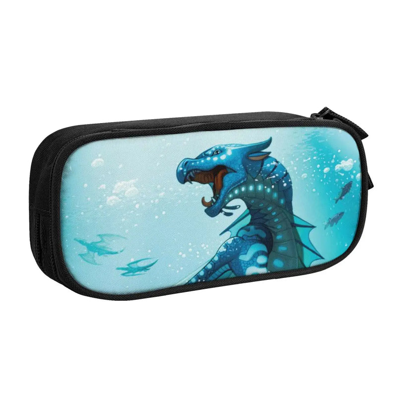 Wing Of Fire Pen Box Student School Anime Zipper Pen Bag