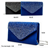 Rhinestone Diamonds Evening Party Clutch Chain Hand Phone Bag
