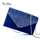 Rhinestone Diamonds Evening Party Clutch Chain Hand Phone Bag