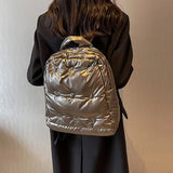 Winter Backpack Space Cotton Backpack for Teenagers