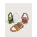 Plush Clutch Faux Fur Totes Handbags Party Shoulder Bags