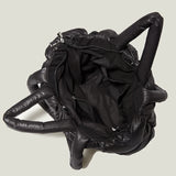 Women's Winter Big Down Tote Bag Large Capacity Shoulder Travel Handbag