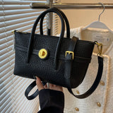 Winter Bucket Small Tote Handbags For Women Short Handle High Work