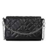 Winter Casual Chain Handbag High Pu Leather Female Shoulder Bag