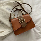 Women's Winter Casual Shoulder Bag Retro Square Purse