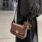 Winter Casual Small Handbags For Women High Pu Leather Female Shoulder Bag