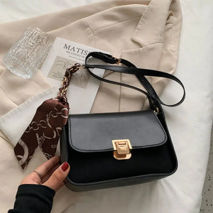 Winter Casual Small Handbags For Women High Pu Leather Female Shoulder Bag