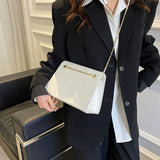 Winter Casual Square Handbags for Women High Soft Leather Female Shoulder Bag Ch