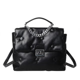 Winter Chain Shoulder Bags PU Leather Crossbody Bag for Women Handbags